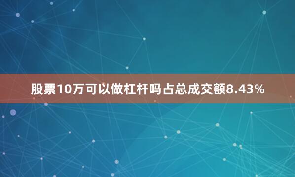 股票10万可以做杠杆吗占总成交额8.43%